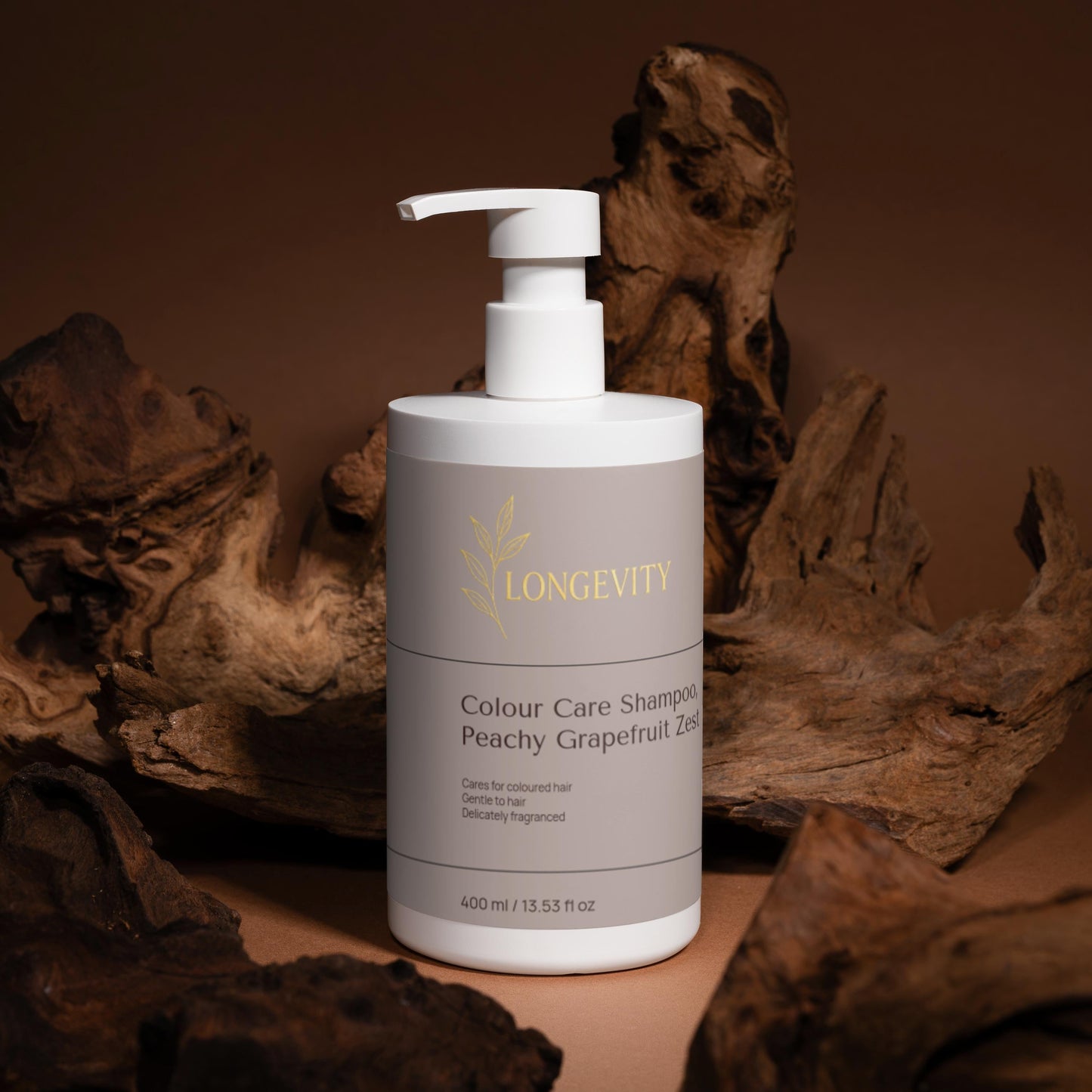 Longevity, Colour Care Shampoo, Peachy Grapefruit Zest, 400 ml / 13.53 fl oz - GREEN LIFE CYPRUS