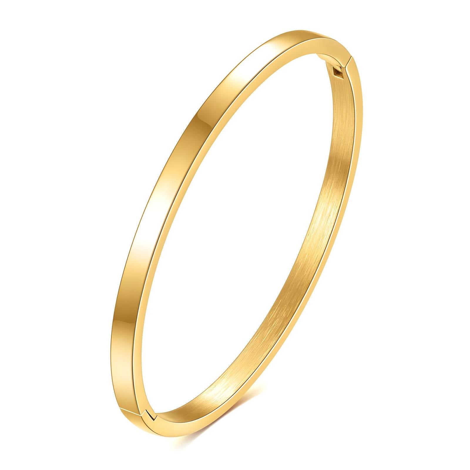 Bracelet, 18K Gold Plated Steel - GREEN LIFE CYPRUS
