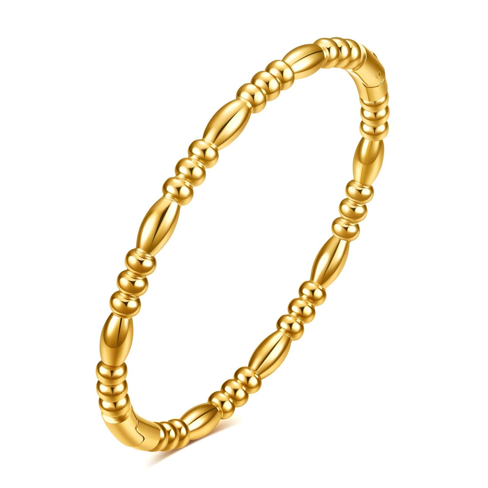 Bracelet, 18K Gold Plated Steel - GREEN LIFE CYPRUS