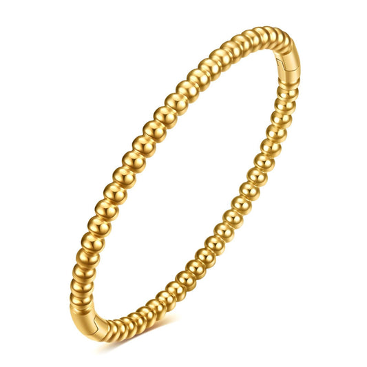 Bracelet, 18K Gold Plated Steel - GREEN LIFE CYPRUS
