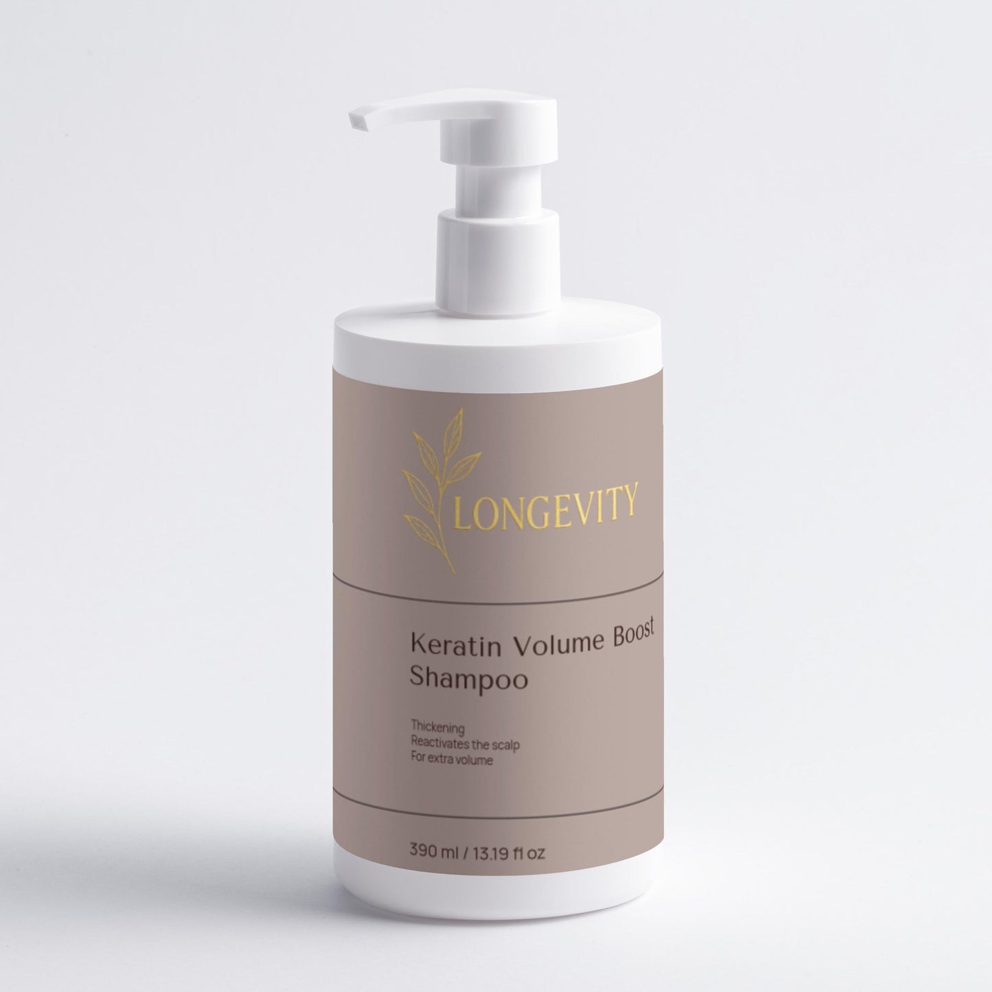 Longevity, Keratin Volume Boost Shampoo, 390 ml / 13.19 fl oz - GREEN LIFE CYPRUS