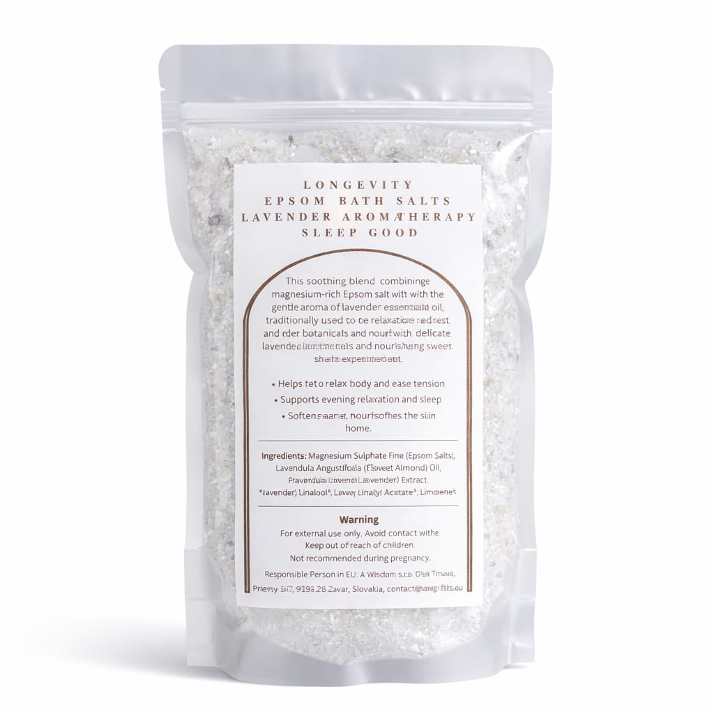 Longevity Lavender Aromatherapy Epsom Bath Salt – Sleep Good