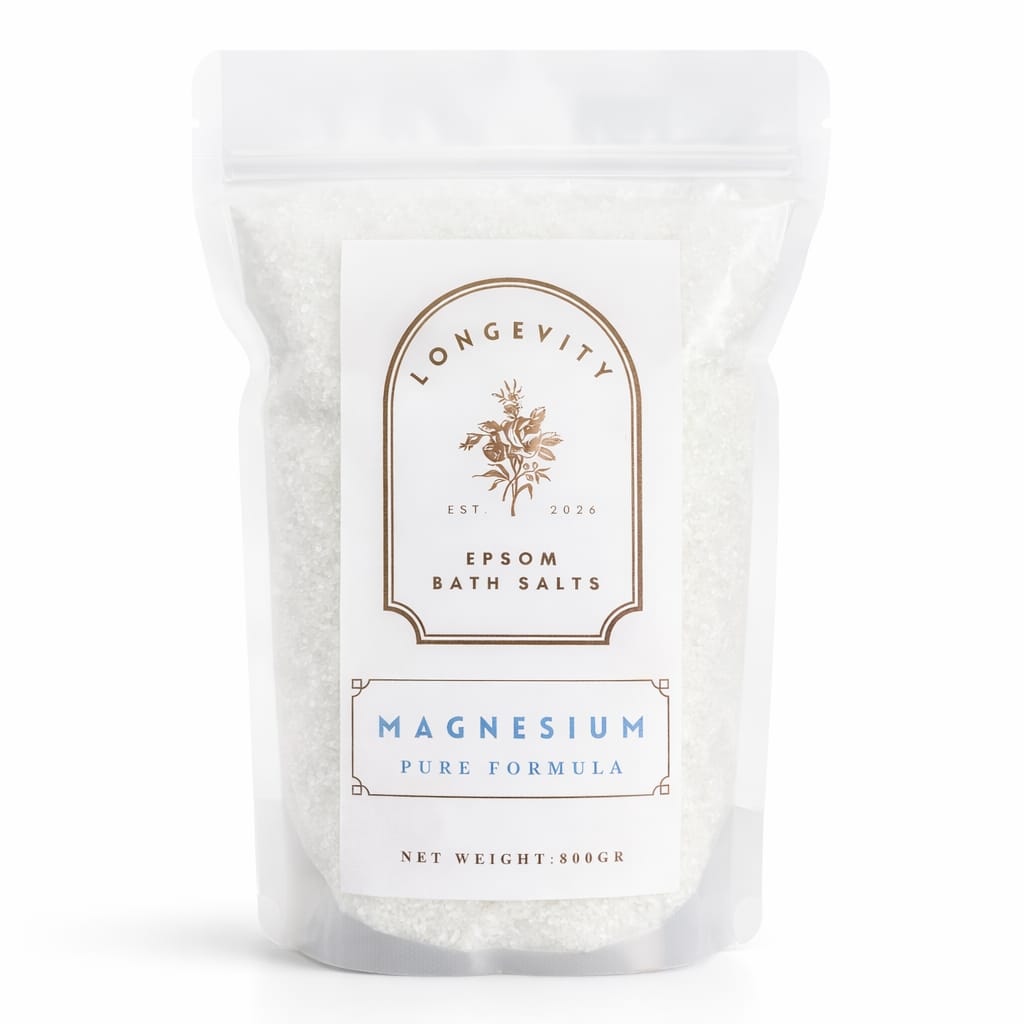Longevity Magnesium Epsom Bath Salt – Pure Formula